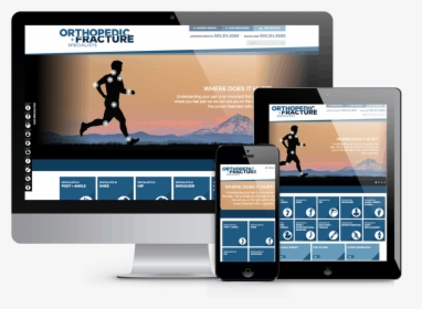 Responsive Website Example - Tablet Computer, HD Png Download, Free Download