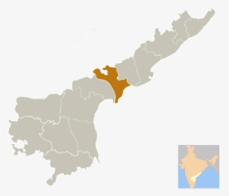 Krishna District In Andhra Pradesh - Kostha Andhra Map, HD Png Download, Free Download