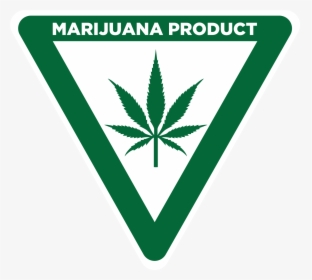 Logo Image Of Marijuana Leaf With Green Border With - Marijuana Product Michigan, HD Png Download, Free Download