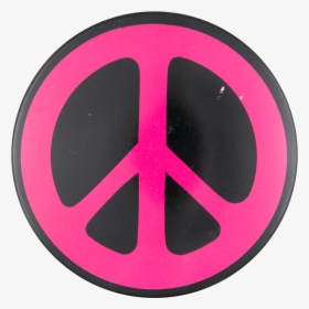 Pink Peace Sign Cause Button Museum - Mornington Crescent Tube Station, HD Png Download, Free Download