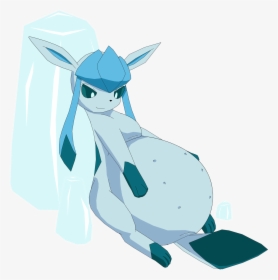 Lost Art Of The Pokemon Glaceon Pregnant - Pregnant Flareon X Leafeon, HD Png Download, Free Download