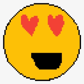 Heart Eye Emoji - Big Minecraft Circle Chart, HD Png Download, Free Download