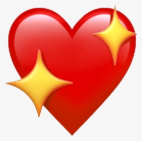 Red Heart Emoji Png - Transparent Background Iphone Heart Emoji, Png Download, Free Download