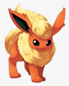 #flareon #pokemon - Pokemon Flareon And Vulpix, HD Png Download, Free Download