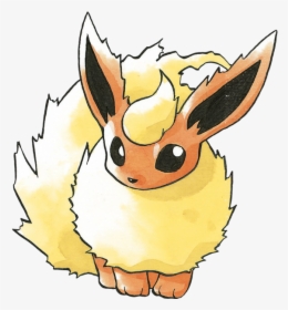 Flareon Pokemon Art, HD Png Download, Free Download