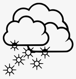 Clouds Clipart Black And White, HD Png Download, Free Download