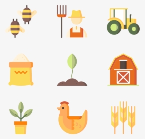 Tools Icon Packs - Farming Icon Flat Design Png, Transparent Png, Free Download
