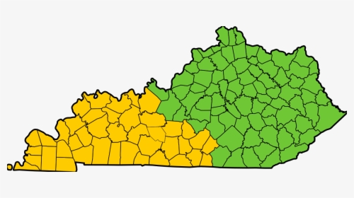Map Of Kentucky Counties - Taylor County Kentucky, HD Png Download, Free Download