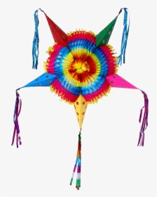 Colorful Star Mexican Piñata Foldable Cardboard Party, HD Png Download, Free Download
