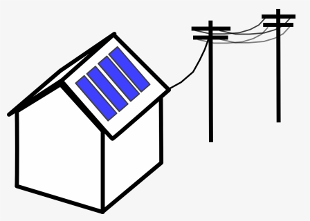 Solar Panels On Houses Clipart, HD Png Download, Free Download