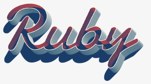 Ruby 3d Letter Png Name, Transparent Png, Free Download