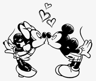 Mickey Sketch Wedding Minnie Cartoon Donald Duck Clipart, HD Png Download, Free Download