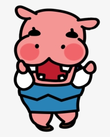 Aggretsuko Character Kabae The Hippopotamus, HD Png Download, Free Download