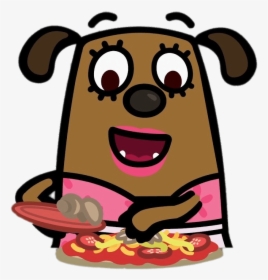 Boj Character Ruby Woof Making Pizza, HD Png Download, Free Download