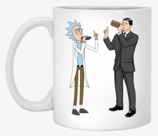 Rick And Archer Drink Wine Coffee Mugs, HD Png Download, Free Download