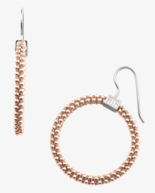 Halo Hoop Earrings Rose Gold, HD Png Download, Free Download