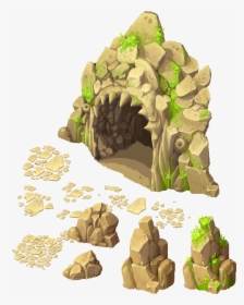 Drawn Cave Pixel Art, HD Png Download, Free Download