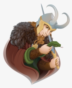 Traditional Loki Illustration, HD Png Download, Free Download