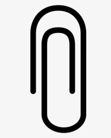 Paperclip Clipart Black And White, HD Png Download, Free Download