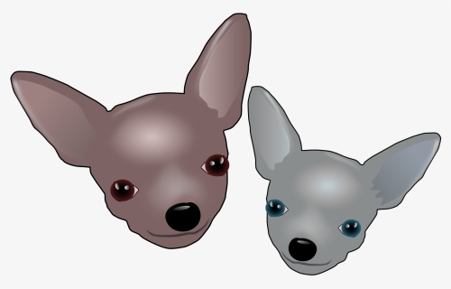 Two Chihuahuas Clipart, HD Png Download, Free Download
