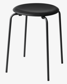 Dot Stool In Black Cowboy Leather And Black Powder, HD Png Download, Free Download