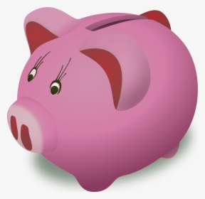 Open Clip Art Library Piggy Bank, HD Png Download, Free Download
