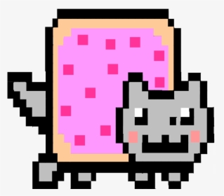 Nyan Cat Pixel Art Youtube, HD Png Download, Free Download