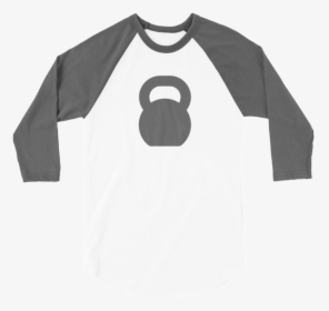 Kettlebell 3/4 Sleeve Raglan Shirt, HD Png Download, Free Download