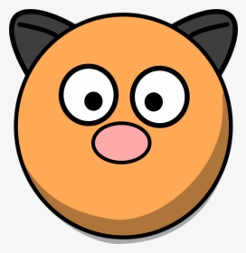 Cartoon Hamster Head Svg Clip Arts, HD Png Download, Free Download