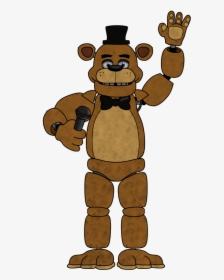 Fnaf Animatronics Freddy Fazbear Clipart , Png Download - Full Body Freddy  Fazbear Fnaf 1, Transparent Png - vhv