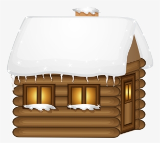 Cottage Vector Cabin In Woods, HD Png Download, Free Download