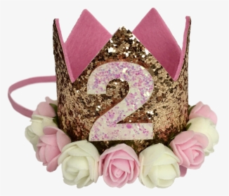 Pink Glitter Crown Png, Transparent Png, Free Download
