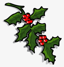 Holly Clip Art Free Free Christmas Clip Art Holly Clipart, HD Png Download, Free Download