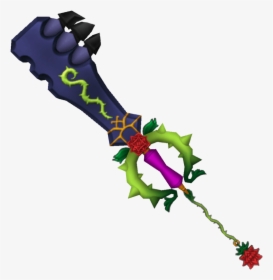 Kingdom Hearts 2 Beauty And The Beast Keyblade Clipart, HD Png Download, Free Download