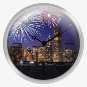 Fireworks Over Chicago Skyline, HD Png Download, Free Download