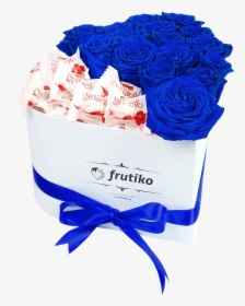 Heart Box Blue Roses Raffaello, HD Png Download, Free Download