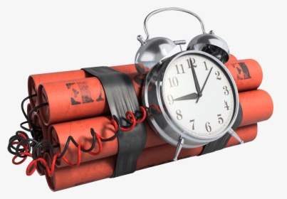 Bomb With Clock Clip Arts, HD Png Download, Free Download