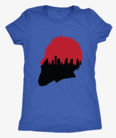 Harden Silhouette With Houston Skyline Women"s Triblend, HD Png Download, Free Download