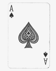 Transparent Spade Clipart Black And White - Ace Of Spades Shape, HD Png ...