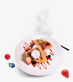 Plate With Waffles, HD Png Download, Free Download