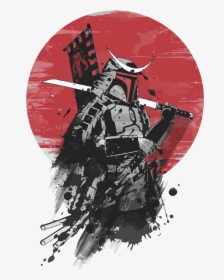 Fett Armor Boba Mandalorian T-shirt Samurai The Clipart, HD Png Download, Free Download