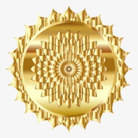Golden Mandala Line Art Clip Arts, HD Png Download, Free Download