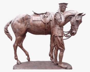 Romsey War Horse Sculpture Casting, HD Png Download, Free Download