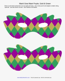 Printable Mardi Gras Masks, HD Png Download, Free Download