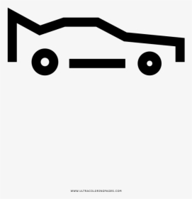 Delorean Dmc12 Coloring Page, HD Png Download, Free Download