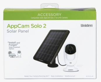 4 Solar Panel For Solo 2 Appcam Acssolar Security Camera, HD Png Download, Free Download