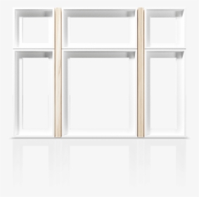 An Example Of A Standard Hollow-chamber Pvc Window, HD Png Download, Free Download