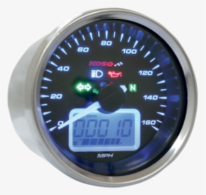 Koso D64 Stainless Steel Speedometer For Motorcycles, HD Png Download, Free Download