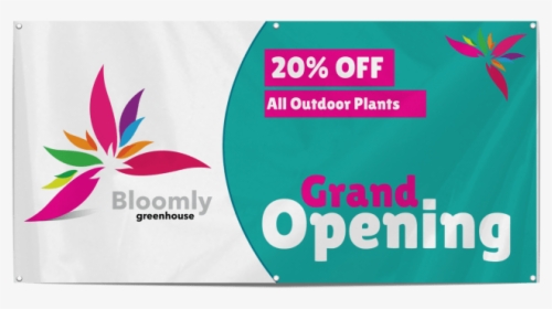 Greenhouse Grand Opening Banner Template Preview, HD Png Download, Free Download