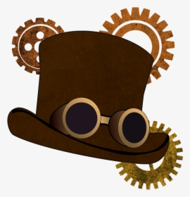 Steampunk Hat And Gears, HD Png Download, Free Download